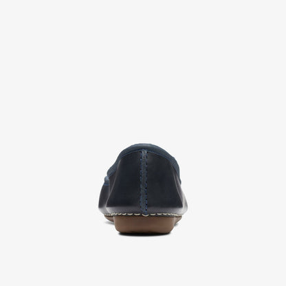 Freckle Ice Navy Leather | Clarks For Sale