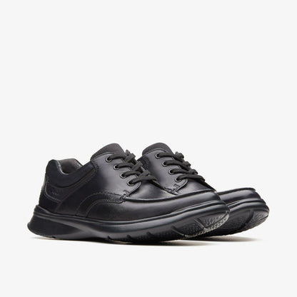 Cotrell Edge Black Smooth Leather | Clarks For Sale