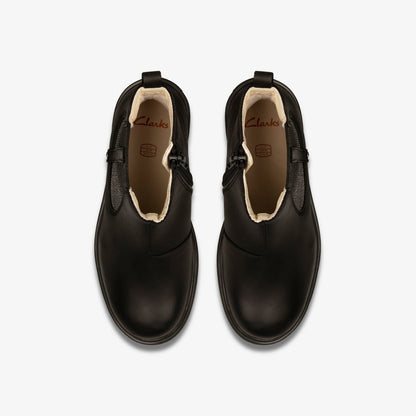 Astrol Orin Kid Black Leather | Clarks Discount