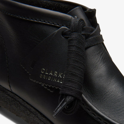 Wallabee Boot Black Leather | Clarks US
