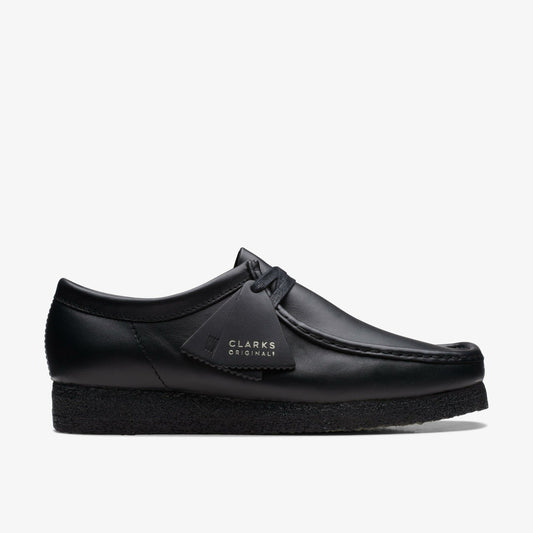 Wallabee Black Leather | Clarks Discount
