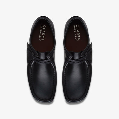 Wallabee Black Leather | Clarks Discount