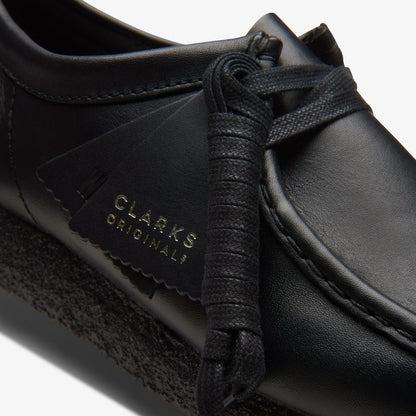 Wallabee Black Leather | Clarks Discount