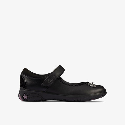 Sea Shimmer Toddler Black Leather | Clarks Onsale