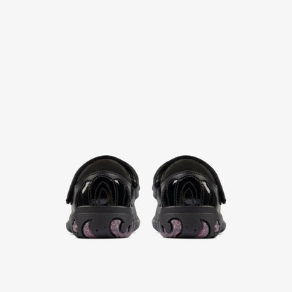 Sea Shimmer Toddler Black Leather | Clarks Onsale