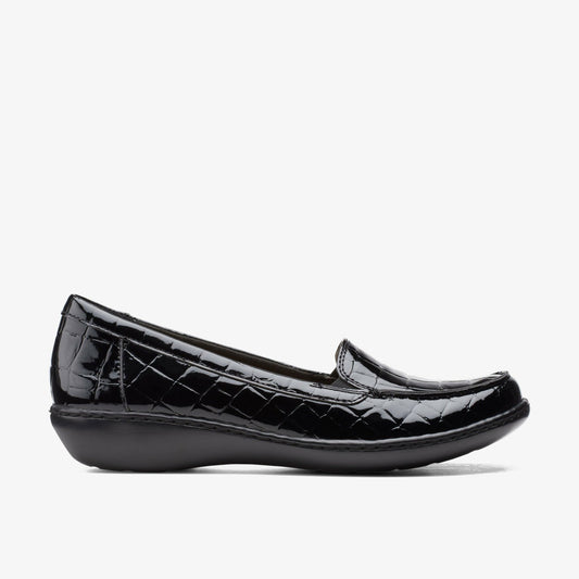 Ashland Jam Black Patent/Crocodile | Clarks Onsale