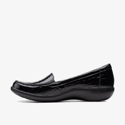 Ashland Jam Black Patent/Crocodile | Clarks Onsale