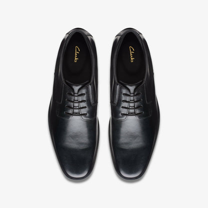 Howard Walk Black Leather | Clarks Discount