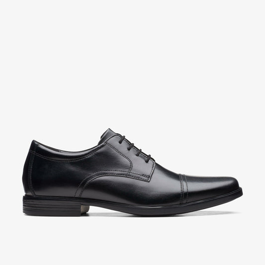 Howard Cap Black Leather | Clarks Discount