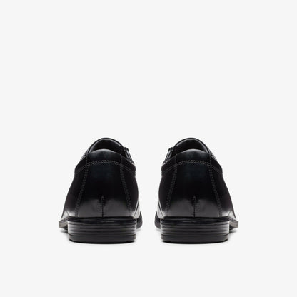 Howard Cap Black Leather | Clarks Discount
