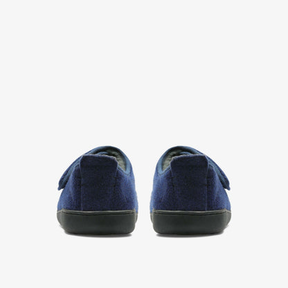 King Riptape Slipper Navy | Clarks Onsale