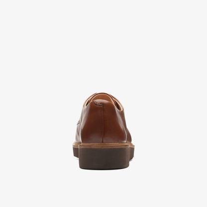 Glickly Derby Dark Tan Leather | Clarks Onsale