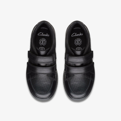 Fawn Strap Kid Black Leather | Clarks Sale