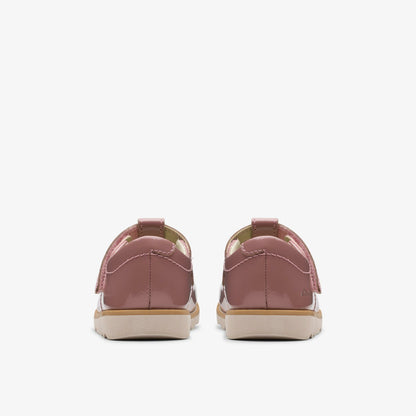 Crown Teen Toddler Dusty Pink Patent | Clarks For Sale