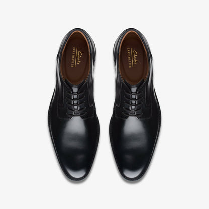 Craft Arlo Lace Black Leather | Clarks Discount