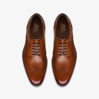 Craft Arlo Limit Brogue Tan Leather | Clarks