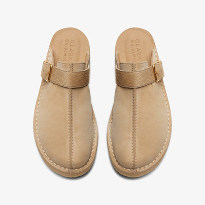 Trek Mule Taupe Interest | Clarks Onsale