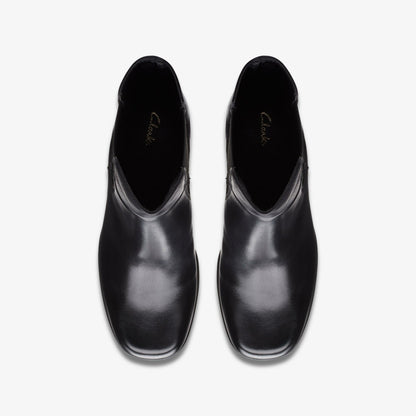 Pique Up Black Leather | Clarks