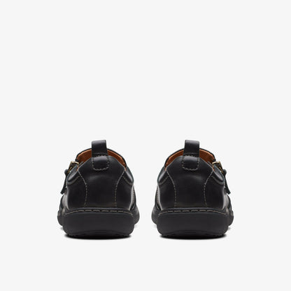Nalle Lilac Black Leather | Clarks Onsale