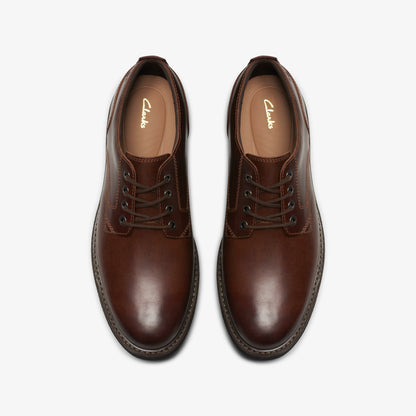 Batcombe Tie Dark Tan Leather | Clarks Sale