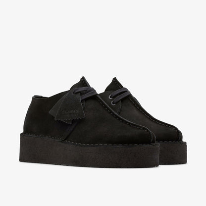 Trek Wedge Black Suede | Clarks Sale