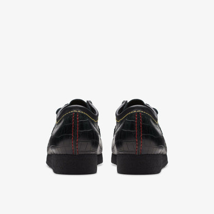 Wallabee Black Crocodile | Clarks Onsale