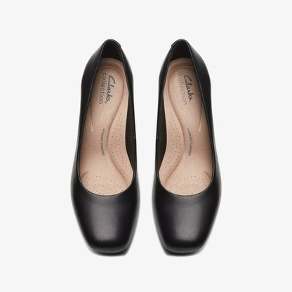 Kyndall Iris Black Leather | Clarks Onsale