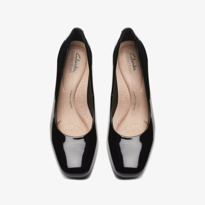 Kyndall Iris Black Patent | Clarks Sale