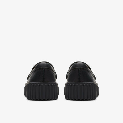 Torhill Penny Loafer Black Leather | Clarks
