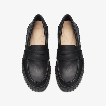 Torhill Penny Loafer Black Leather | Clarks