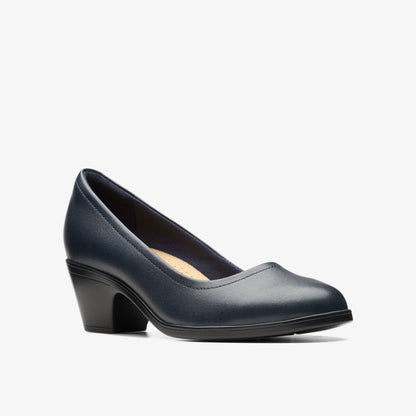 Emily2 Ruby Navy Leather | Clarks For Sale