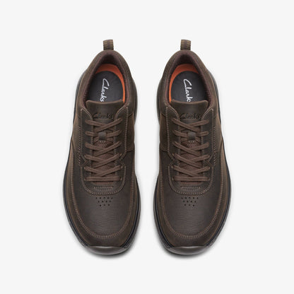 Clarks Pro Lace Dark Brown Tumbled | Clarks For Sale