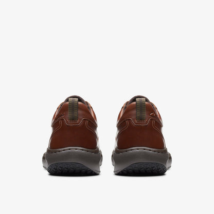 Clarks Pro Lace Dark Tan Leather | Clarks Onsale