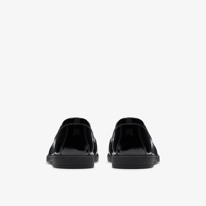 Scala Loafer Kid Black Patent | Clarks For Sale