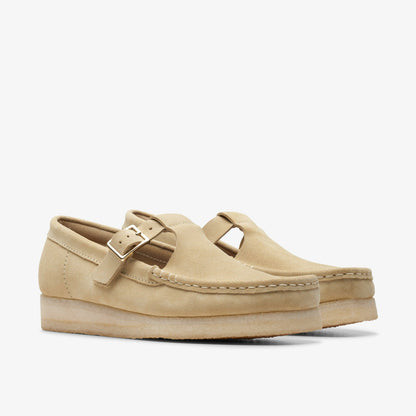 Wallabee T Bar Maple Suede | Clarks US