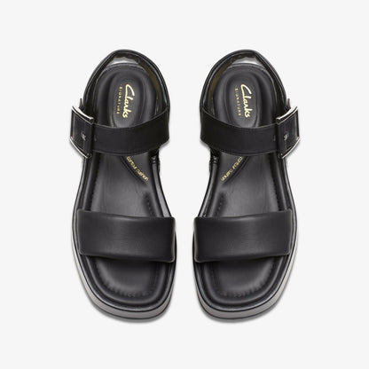 Alda Strap Black Leather | Clarks For Sale