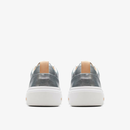 Hollyhock Walk Silver Leather | Clarks Sale