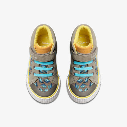 Foxing Roar Hi Toddler Sage Combination | Clarks US