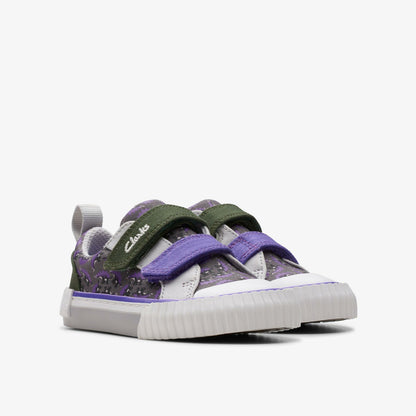 Foxing Steggy Toddler Grey Combination | Clarks Discount