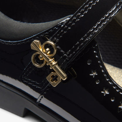 Lock Magic Kid Black Patent | Clarks Sale