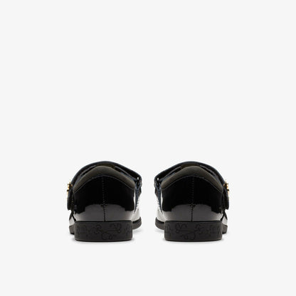 Lock Shine Kid Black Patent | Clarks For Sale