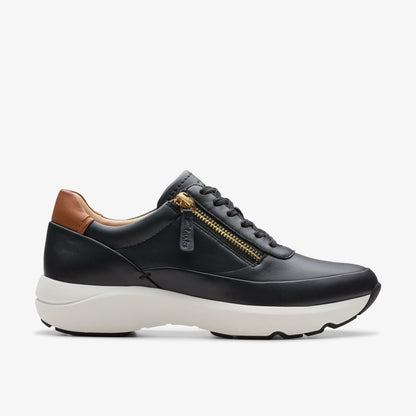 Tivoli Zip Black Leather | Clarks For Sale