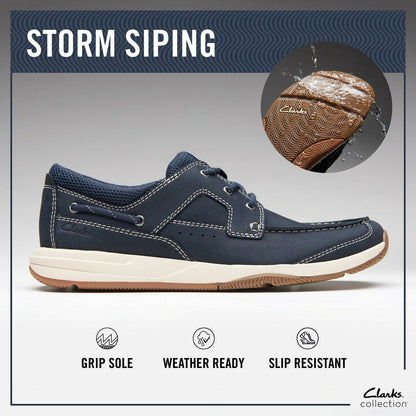 Sailview Lace Taupe Nubuck | Clarks For Sale