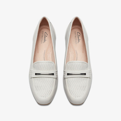 Juliet Aster Off White Leather | Clarks For Sale