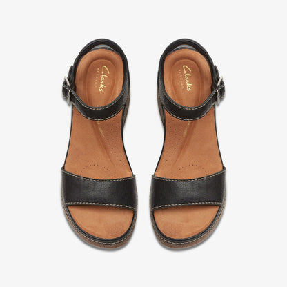 Kassanda Lily Black Leather | Clarks Onsale