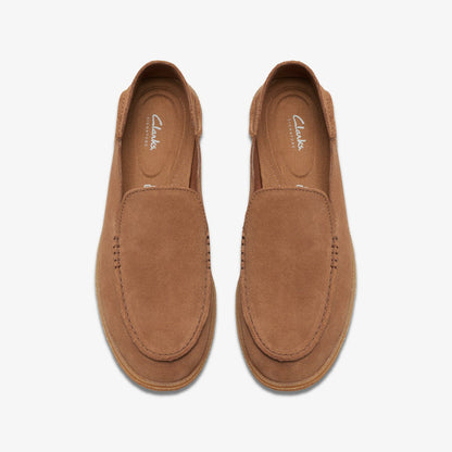 Clark Bay Step Loafer Cola Suede | Clarks Onsale