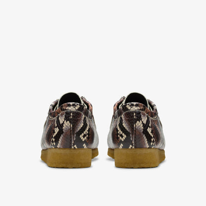 Wallabee Brown Snake Print | Clarks Onsale