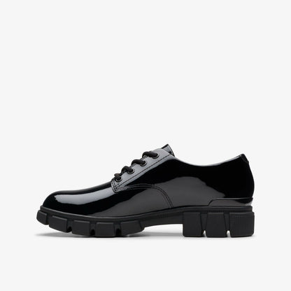 Evyn Lace Kid Black Patent | Clarks US