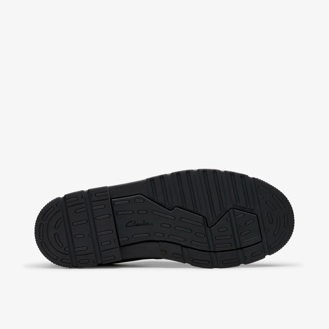 Lorcam Loop Youth Black Leather | Clarks Discount
