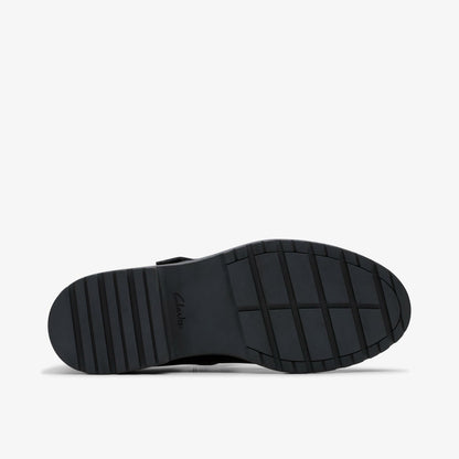 Loxham Bar Youth Black Patent | Clarks US